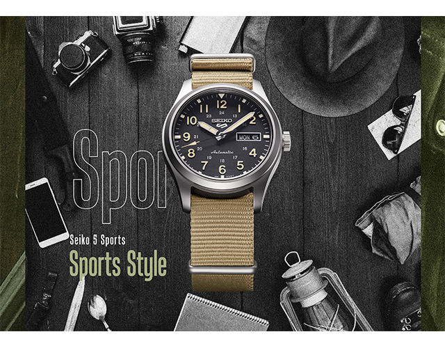 セイコー5 スポーツ スポーツ スーツ スタイル 自動巻き 腕時計 メンズ 