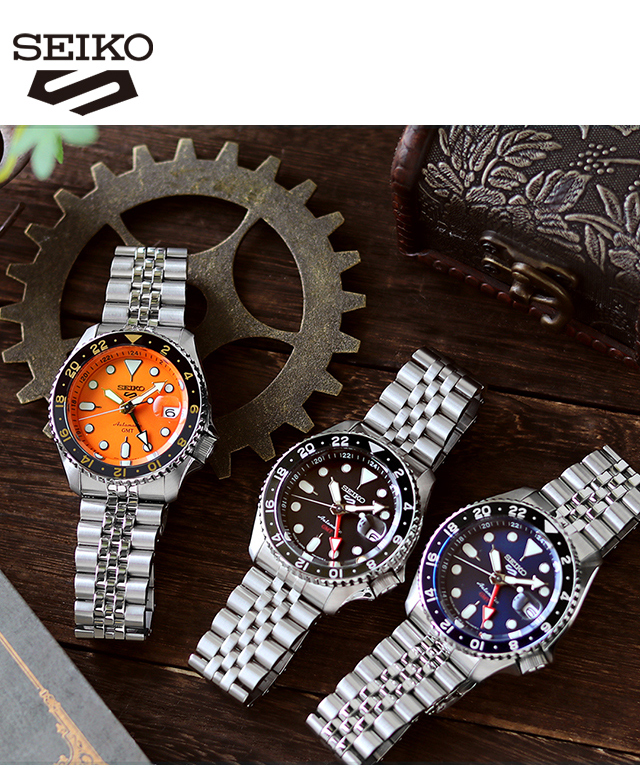 トレシー付】 セイコー5 スポーツ ファイブスポーツ SKX GMTモデル スポーツスタイル 流通限定モデル 自動巻き メンズ 腕時計 Seiko  Sports 選べるモデル セイコー5スポーツ 腕時計のななぷれ