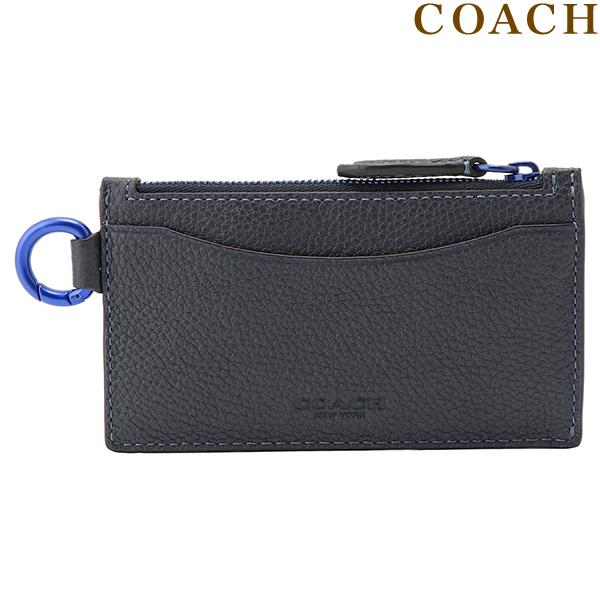 コーチ COACH C6696 DWP Dリング付 ジップ スリム カードケース コイン