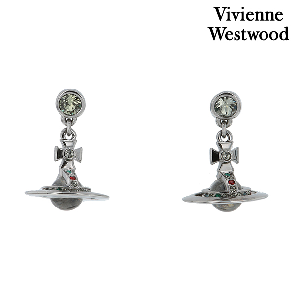 ヴィヴィアン ウエストウッド ピアス Vivienne Westwood プチオーブ メンズ レディース ユニセックス 62020032-S001  ガンメタル アクセサリー ジュエリー・アクセサリー 腕時計のななぷれ