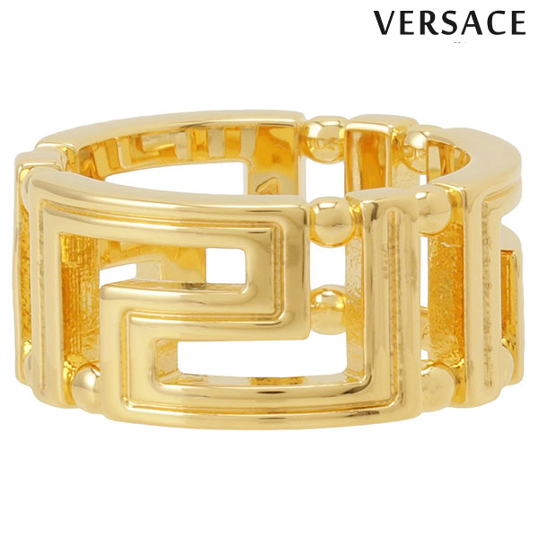 VERSACE(ヴェルサーチ)  グレカモチーフ リング メンズ アクセサリー