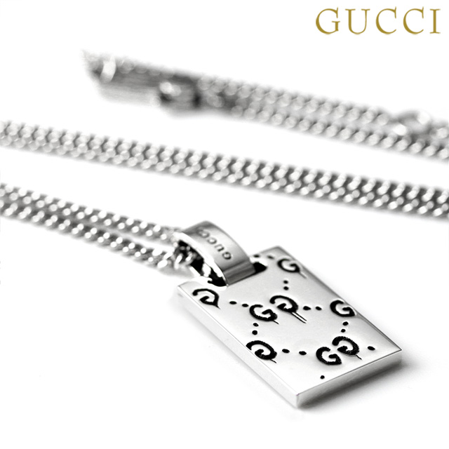 グッチ ネックレス GUCCI ゴースト チェーン ペンダント 