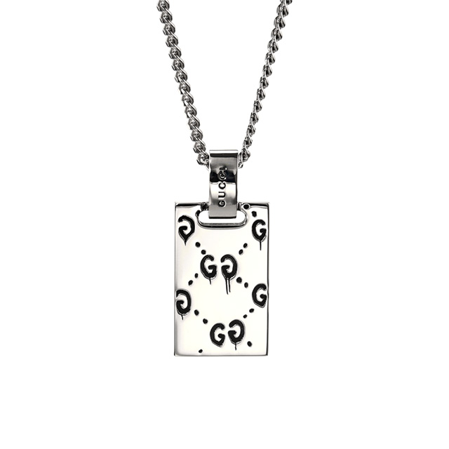 グッチ ネックレス GUCCI ゴースト チェーン ペンダント スターリング