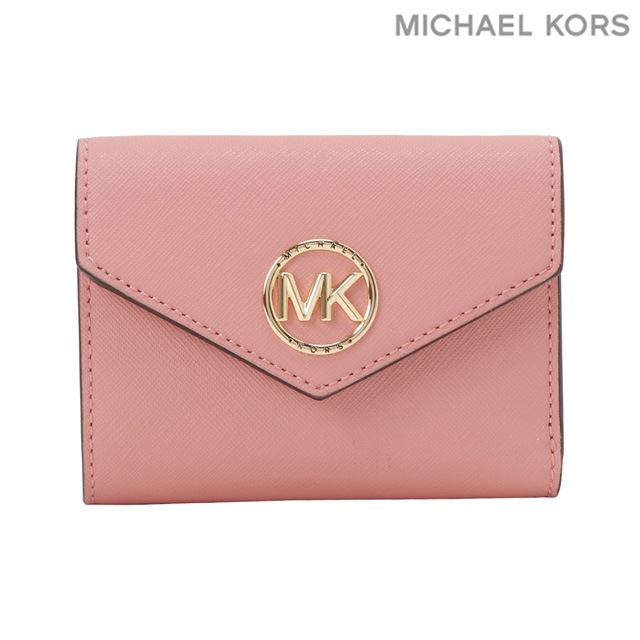 【鑑定済み】MICHAEL KORS 3つ折り財布 34S1GNME6L