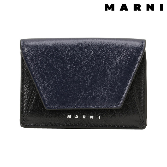 マルニ MARNI PFMI0052U0 P2644 Z592B カラーブロック 三つ折り