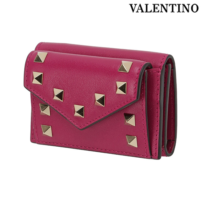 ヴァレンティノ VALENTINO 1W2P0Q47 BOL M24 ロックスタッズ 三つ折り