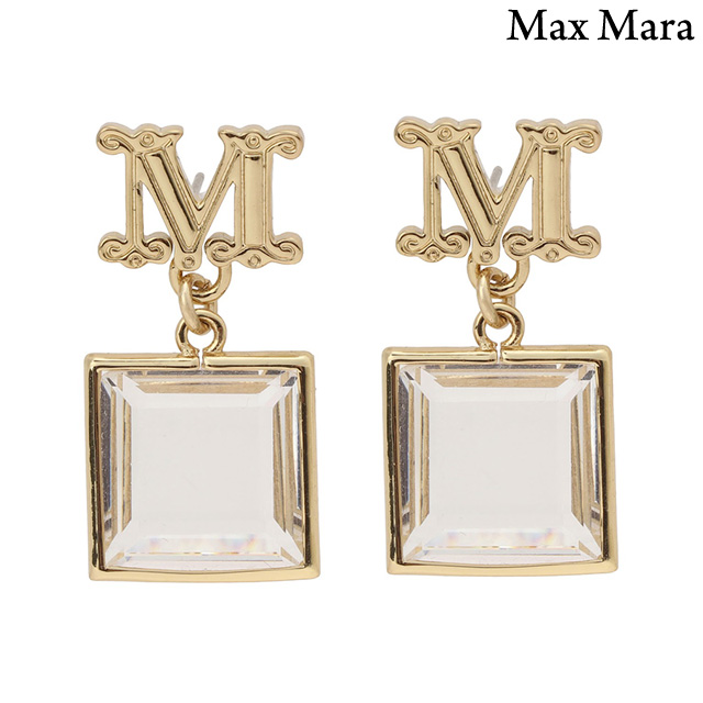マックスマーラ MAX MARA 47560929600 001 EARRY04 Mロゴモチーフ