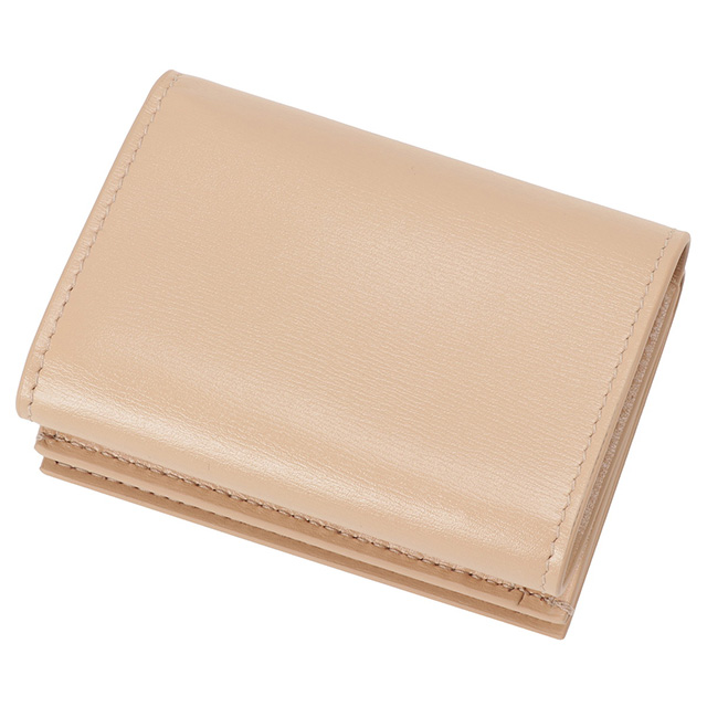 ジルサンダー JIL SANDER J07UI0011 P5073 665 タイニーウォレット 三つ折り財布 ミニ財布 ベージュ レディース TINY  WALLET