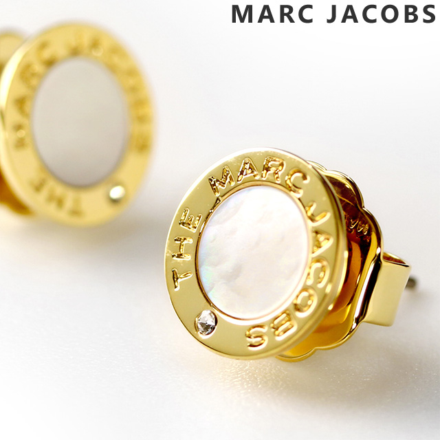 新品 マークジェイコブス MARC JACOBS ピアス ザ メダリオン約8gCREAM本体