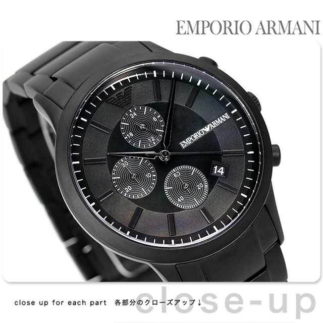エンポリオ アルマーニ レナト クオーツ 腕時計 メンズ クロノグラフ 
