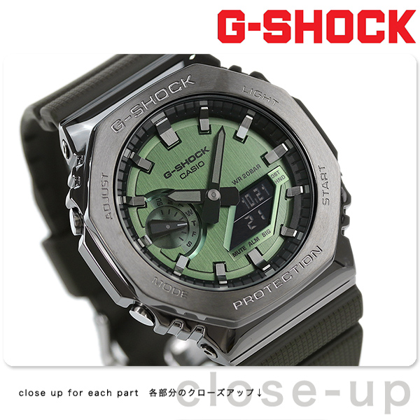 G-SHOCK Gショック GM-2100 8角形 クオーツ メンズ 腕時計 GM-2100B