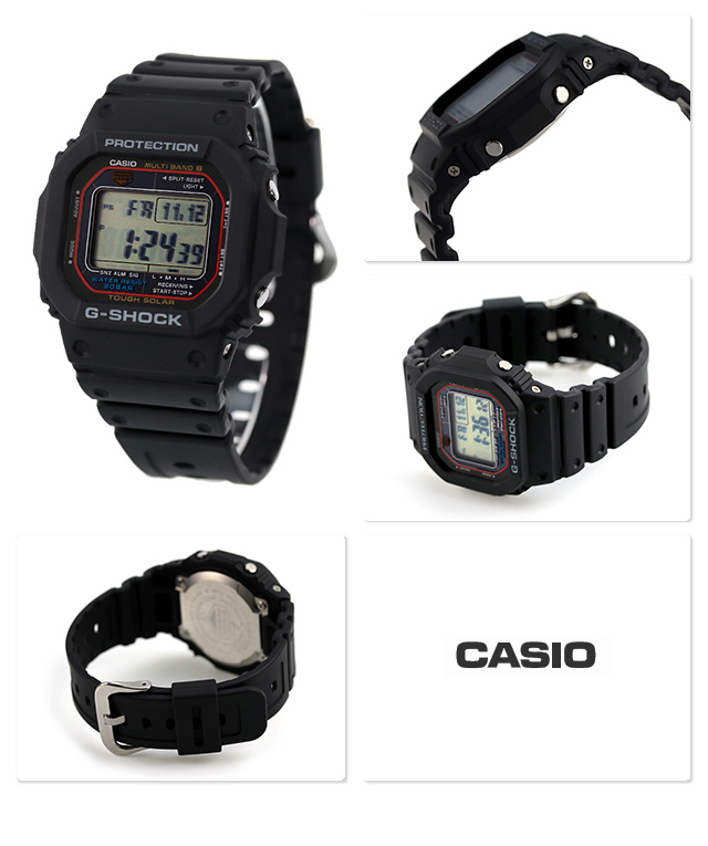 G-SHOCK Gショック オリジン 5600シリーズ 電波ソーラー メンズ 腕時計 GW-M5610U-1ER CASIO カシオ ブラック G- SHOCK 腕時計のななぷれ