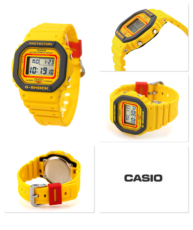 G-SHOCK Gショック クオーツ DW-5610Y-9 5600シリーズ メンズ 腕時計 カシオ casio デジタル イエロー G-SHOCK  腕時計のななぷれ