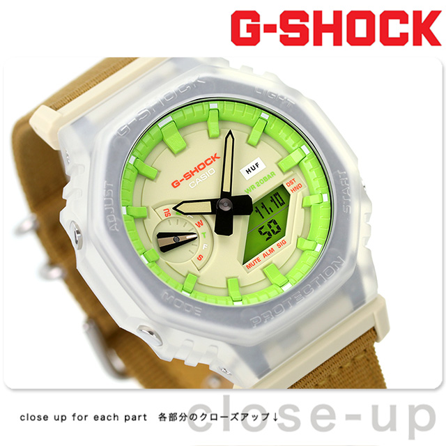G-SHOCK GA-2100HUF-5AJR HUFコラボレーションモデル 時計 腕時計