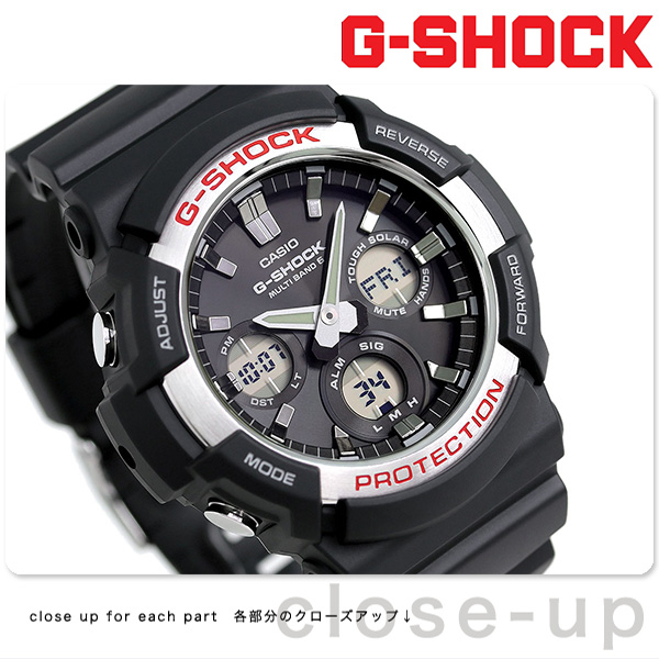 G-SHOCK ベーシック 電波ソーラー メンズ 腕時計 GAW-100-1AER カシオ 