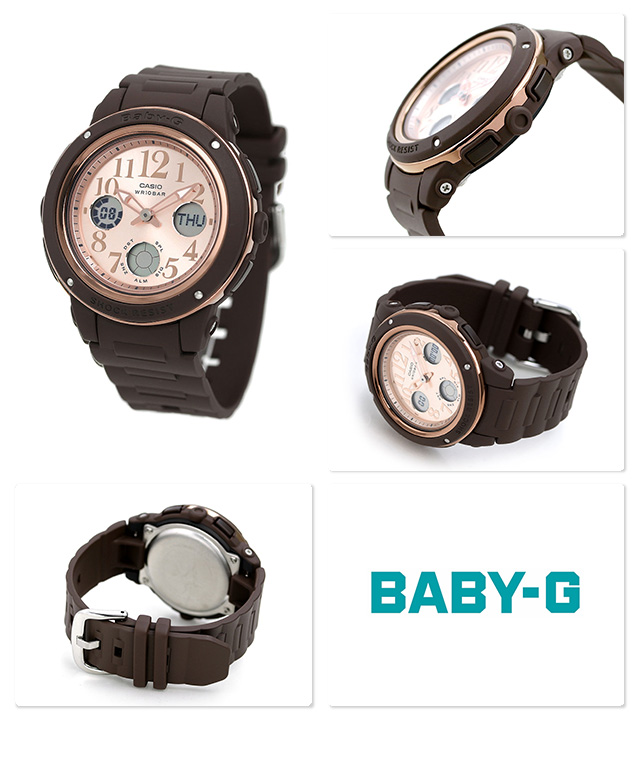 Baby-G レディース BGA-150 腕時計 アナデジ BGA-150PG-5B1DR ピンクゴールド カシオ ベビーG Baby-G 腕時計 のななぷれ