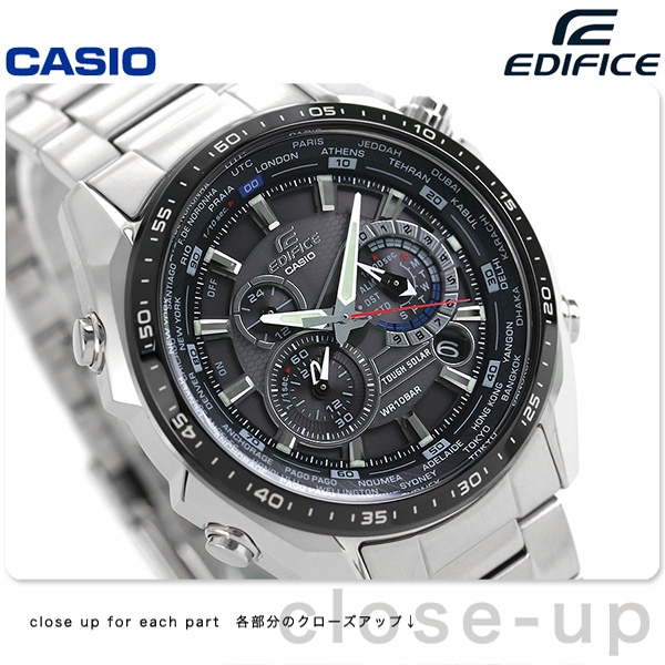 カシオ エディフィス メンズ 腕時計 EQS-500 ソーラー アナログ EQS-500DB-1A1DR CASIO EDIFICE ブラック 黒