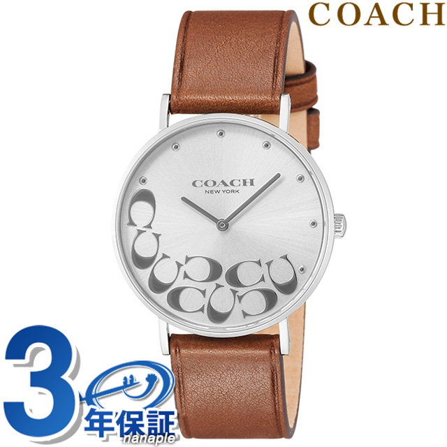 【新品未使用】COACH 腕時計 革ベルト ブラウン コーチ ウォッチ