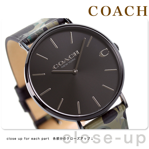 コーチ 腕時計 メンズ カーキ 美品 coach - 腕時計(アナログ)