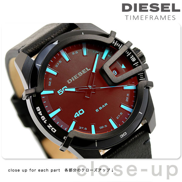 ディーゼル 時計 メンズ 腕時計 DZ1948 DIESEL ブラック DIESEL 腕時計