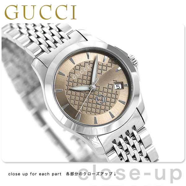 グッチ 時計 Gタイムレス 28mm レディース 腕時計 YA1265007 GUCCI 