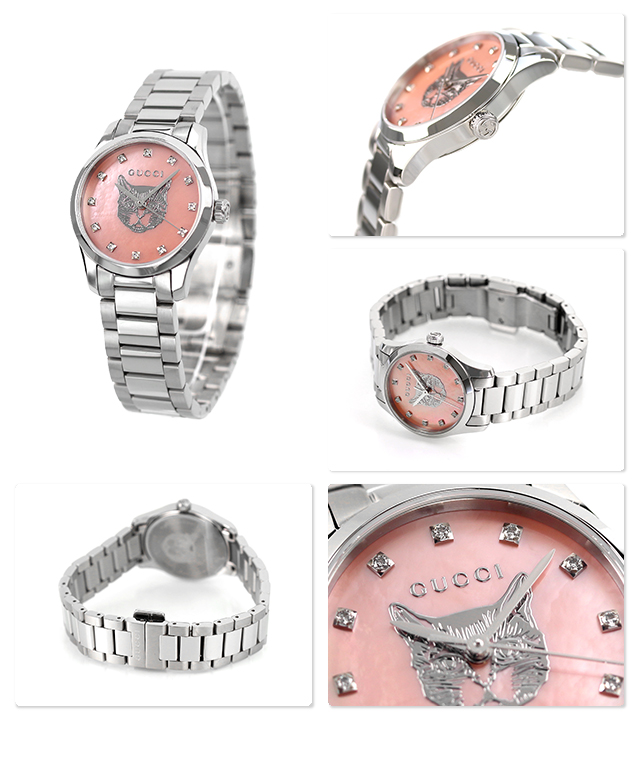 グッチ Gタイムレス  スイス製 クオーツ レディース 腕時計