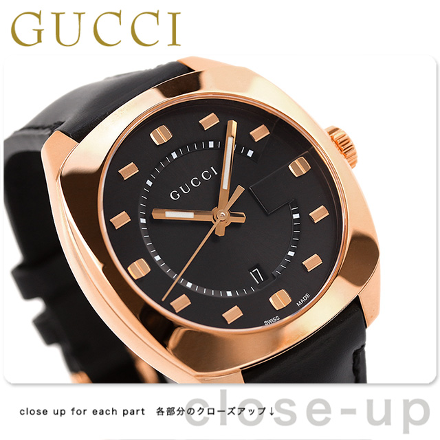 グッチ GG2570 コレクション 40mm スイス製 クオーツ メンズ 腕時計 
