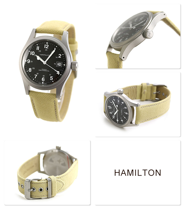 HAMILTON 機械式 腕時計 カーキ フィールド H69439933
