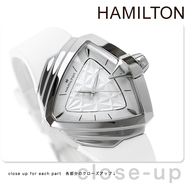 ハミルトン ベンチュラ 34.5mm スイス製 クオーツ レディース 腕時計
