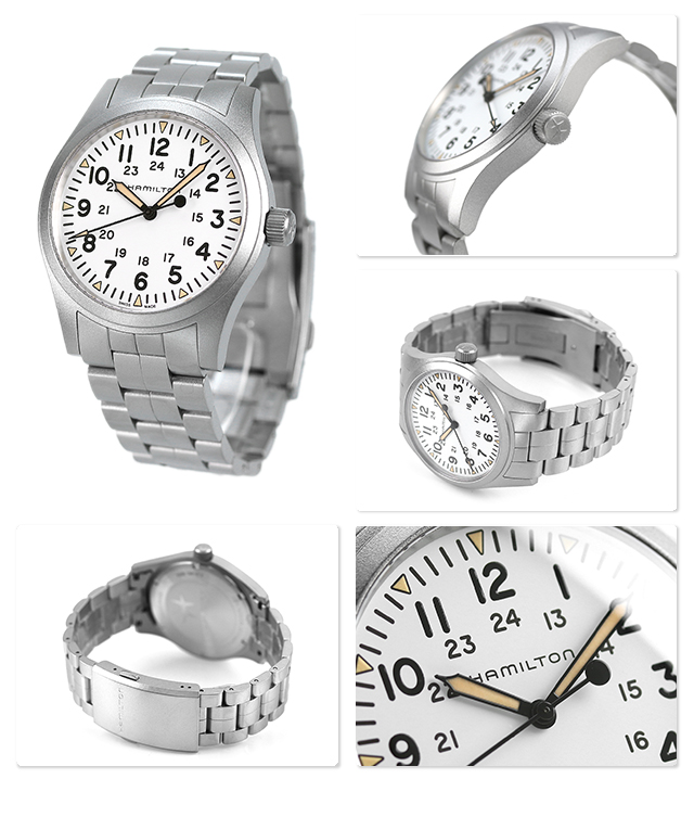 ハミルトン カーキ フィールド メカニカル 42mm 手巻き メンズ 腕時計 