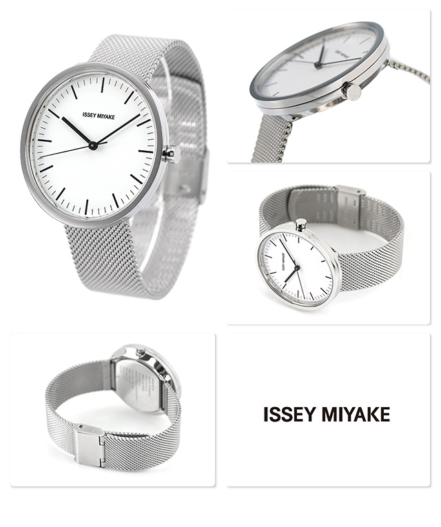 イッセイ ミヤケ 深澤直人 日本製 クオーツ メンズ レディース 腕時計 NYAP001 ISSEY MIYAKE ホワイト
