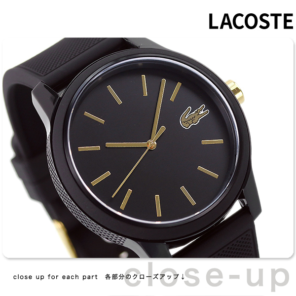 ラコステ 時計 42mm クオーツ メンズ 腕時計 2011010 LACOSTE オールブラック 黒 LACOSTE 腕時計のななぷれ