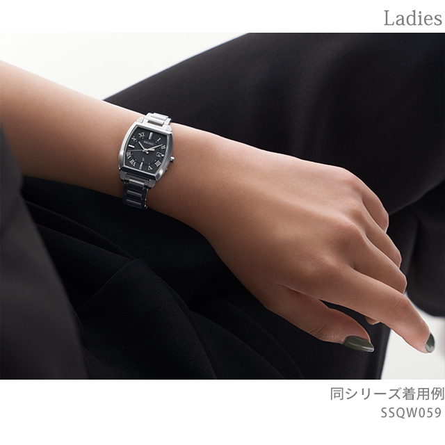 カードケース付】 【刻印特価キャンペーン中】 セイコー ルキア アイコレクション 限定モデル チタン シアーカラー 電波ソーラー レディース 腕時計  SSQW061 SEIKO LUKIA シルバー ルキア 腕時計のななぷれ