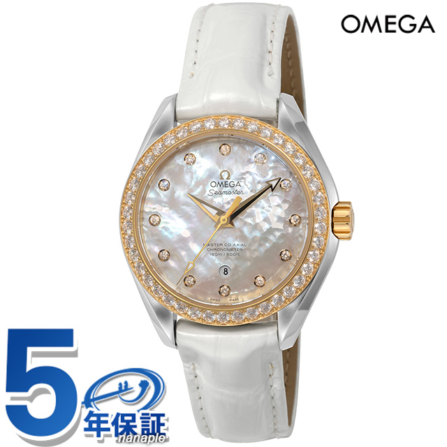 OMEGA(オメガ) 腕時計 - レディース 白
