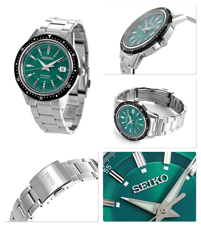 替えベルト付】 セイコー プレザージュ 流通限定モデル 自動巻き メンズ 腕時計 SARX071 SEIKO PRESAGE グリーン プレザージュ  腕時計のななぷれ