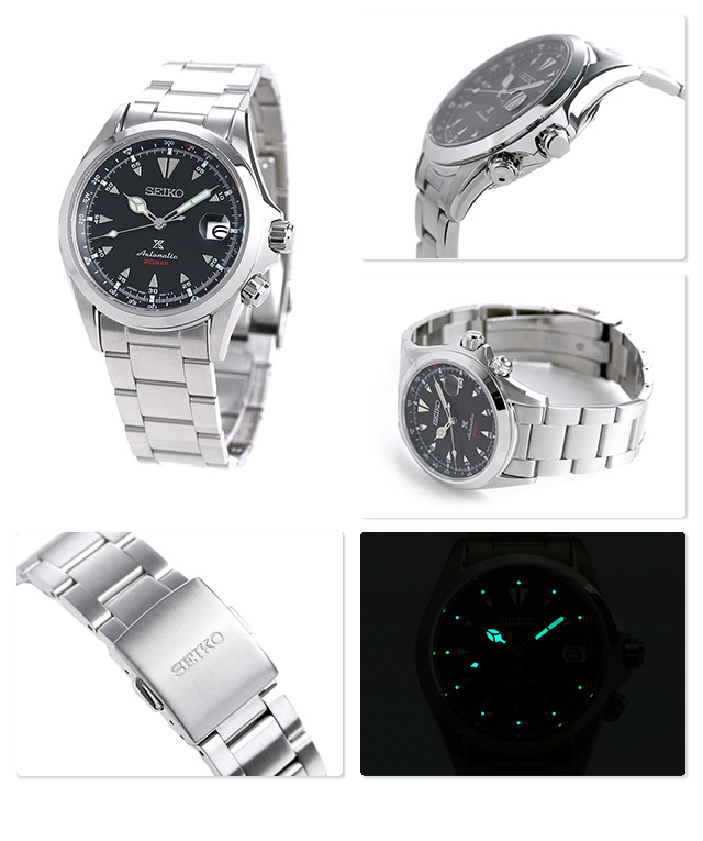 セイコー プロスペックス 流通限定モデル アルピニスト 自動巻き メンズ 腕時計 SBDC087 SEIKO ブラック