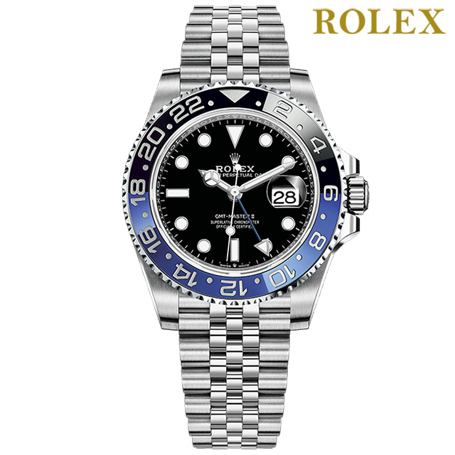新品 ロレックス GMTマスター Ⅱ 自動巻き 腕時計 メンズ ジュビリー バットマン ROLEX 126710BLNR アナログ ブラック 黒  スイス製 ROLEX 腕時計のななぷれ