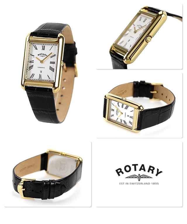 ロータリー ケンブリッジ クオーツ メンズ 腕時計 GS05283/01 ROTARY シルバー×ブラック ROTARY 腕時計のななぷれ