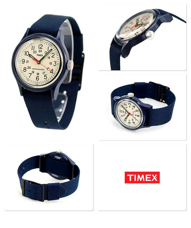タイメックス 時計 オリジナル キャンパー 36mm クオーツ メンズ レディース 腕時計 TW2U84200 TIMEX アイボリー×ネイビー  TIMEX 腕時計のななぷれ