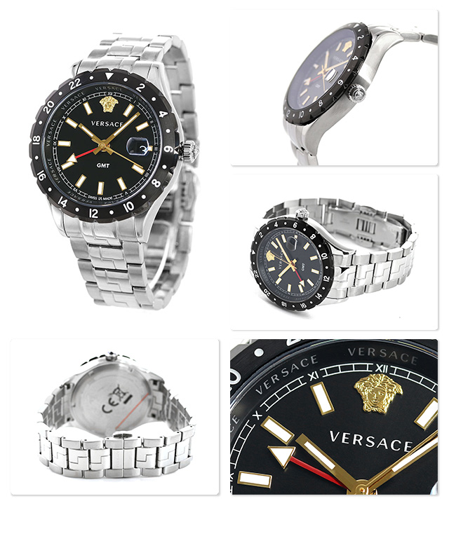 ヴェルサーチ 時計 メンズ 腕時計 ヘレニウム GMT 42mm VE1100219