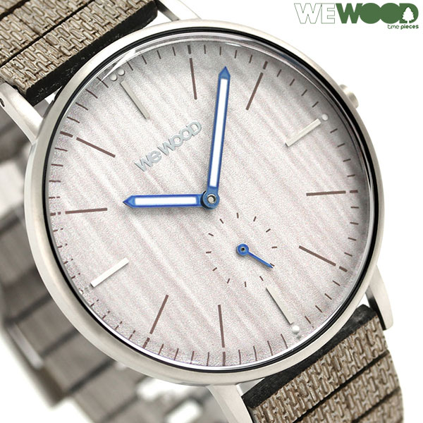 ウィーウッド アルバコア シルバー WT ピアー 木製 腕時計 9818170 