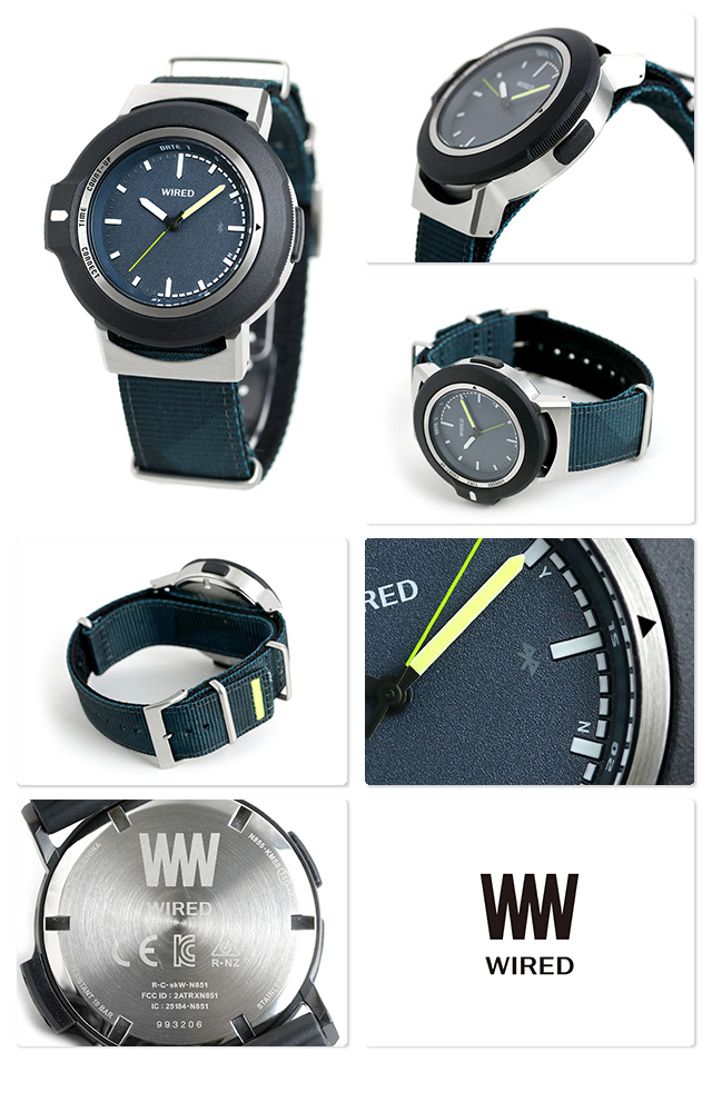 セイコー ワイアード WW ツーダブ Bluetooth メンズ レディース 腕時計 