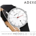 アデクス ADEXE ユニセックス デイト 33mm 革ベルト 2043B-02 腕時計 プチ