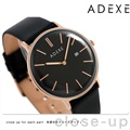 アデクス ADEXE ユニセックス デイト 41mm 革ベルト 2046A-06 腕時計 グランデ