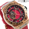 ハイドロゲン ヴェント オープンハート 自動巻き メンズ 腕時計 HW424405 HYDROGEN レッド