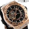 ハイドロゲン ヴェント オープンハート 自動巻き メンズ 腕時計 HW424406 HYDROGEN ブラック