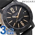ブルガリ BVLGARI ブルガリブルガリ カーボンゴールド 40mm BBP40BCGLD 腕時計 オールブラック