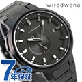 セイコー wiredwena スマートウォッチ メンズ 腕時計 AGAB417 SEIKO WIRED ワイアード オールブラック 黒 時計