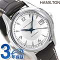 ハミルトン 自動巻き ジャズマスター ビューマチック H32455557 HAMILTON 腕時計 Jazzmaster Viewmatic レザー シルバー