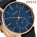 アデクス ADEXE ユニセックス スモールセコンド 41mm 1868E-06 腕時計 グランデ